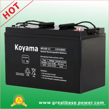 High Performance AGM Battery 100ah 12V